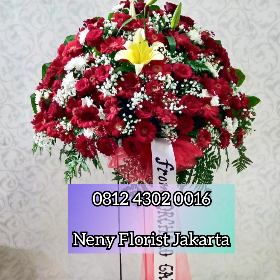 Bunga papan Standing ucapan